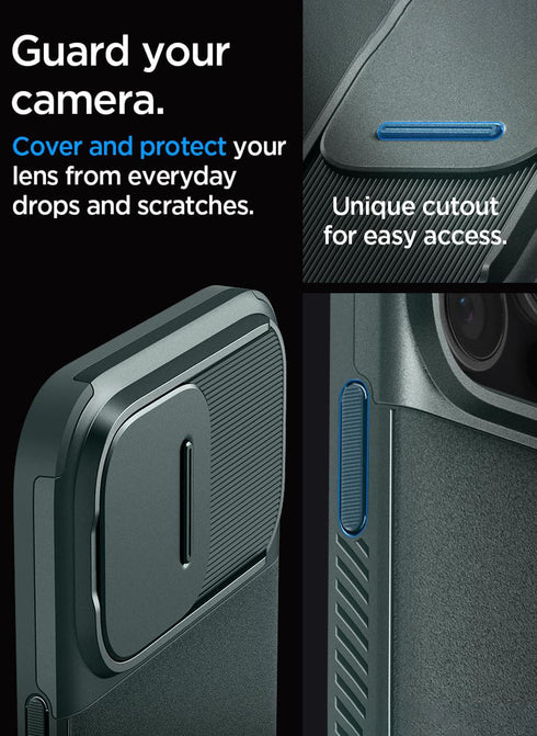 Spigen iPhone 16 Pro MAX Case Optik Armor MAGFIT